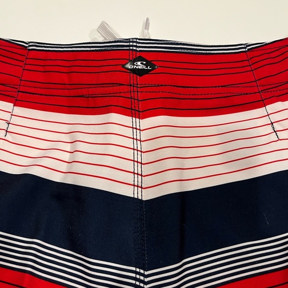Men’s O’Neill red/white/blue Boardshorts size 29 - Picture 3 of 3